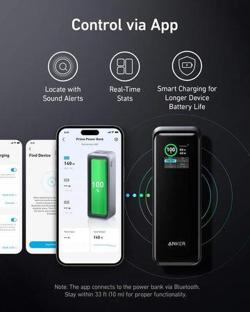 Powerbanka Anker Prime 27650mAh, 250W černá