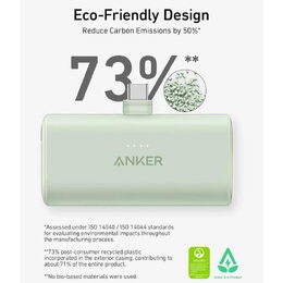 Powerbanka Anker Nano 5000mAh, 22,5W černá