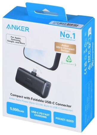 Powerbanka Anker Nano 5000mAh, 22,5W černá