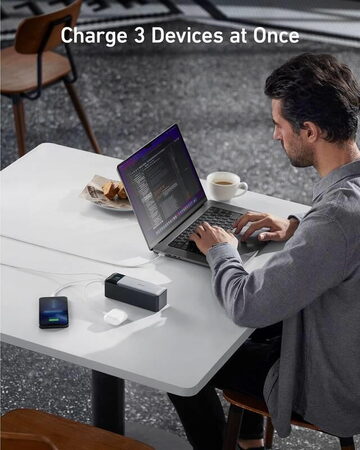 Powerbanka Anker 737 24000mAh, 140W černá
