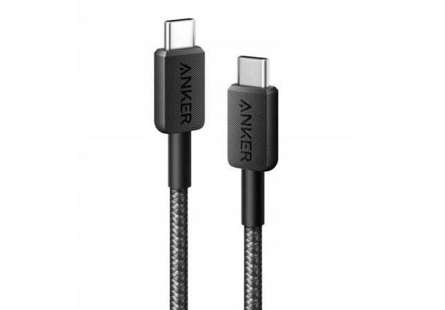 Kabel Anker 322 USB-C/USB-C 0,9m 40W černý