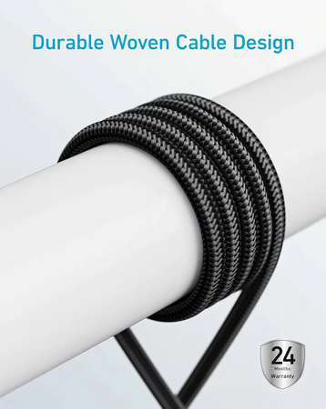 Kabel Anker USB-C/USB-C 0,9m 240W černý