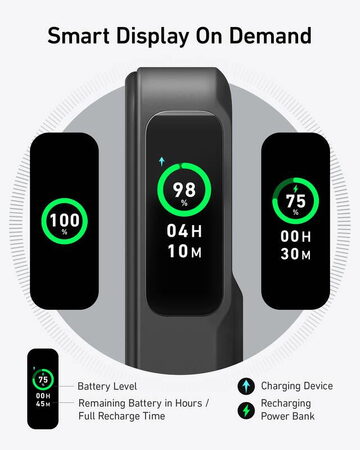 Bezdrátová powerbanka Anker MagGo 10000mAh, 27W černá