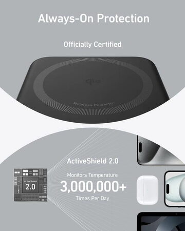 Bezdrátová powerbanka Anker MagGo 10000mAh, 27W černá