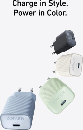 Nabíječka do sítě Anker 511 Nano 4 30W, USB-C zelená