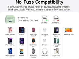 Nabíječka do sítě Anker 511 Nano 4 30W, USB-C zelená