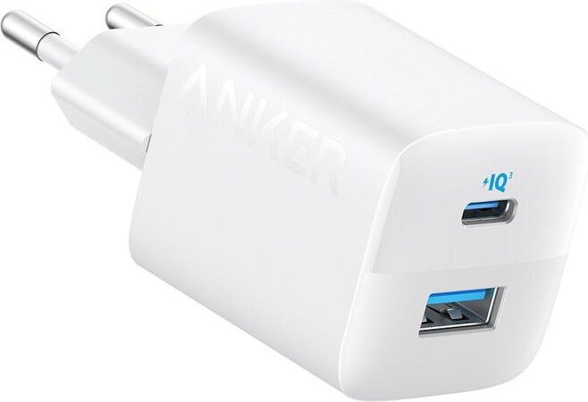 Nabíječka do sítě Anker 323 33W, 1xUSB-C, 1xUSB bílá