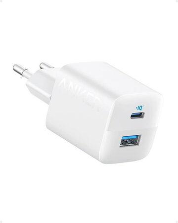 Nabíječka do sítě Anker 323 33W, 1xUSB-C, 1xUSB bílá