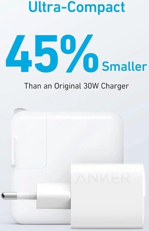 Nabíječka do sítě Anker 323 33W, 1xUSB-C, 1xUSB bílá