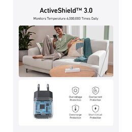 Nabíječka do sítě Anker 511 Nano 4 30W, USB-C bílá