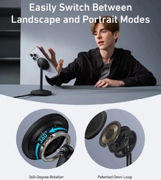 Bezdrátový nabíjecí stojánek Anker MagGo A25X1 15W černý