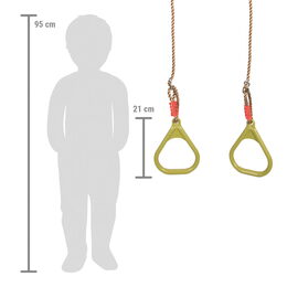 small foot Gymnastické kruhy plastové