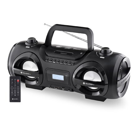 Radiopřijímač s DAB+/CD GoGEN CDM 425 BTDAB, černá/stříbrná