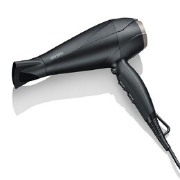 Fén na vlasy Severin, HT 0167, AC motor, iontová technologie, 2 úrovně výkonu,
studený vzduch, 2300 W