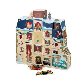 Vilac Dřevěný adventní kalendář k naplnění Domeček