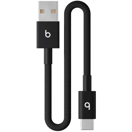 USB-A/USB-C Woven Cable 20cm Black BEATS