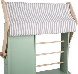 small foot Dřevěný obchod a kuchyňka Tasty zelená 2 v 1