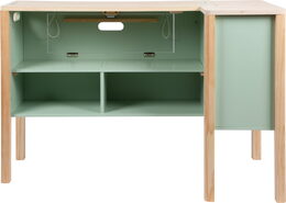 small foot Dřevěný obchod a kuchyňka Tasty zelená 2 v 1