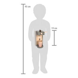 small foot Dřevěný kávovar s příslušenstvím Tasty šedý