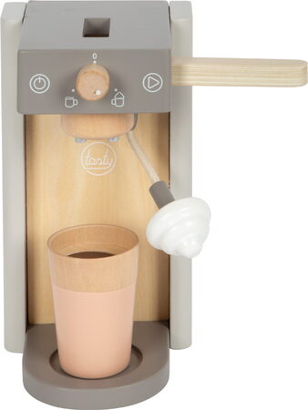 small foot Dřevěný kávovar s příslušenstvím Tasty šedý