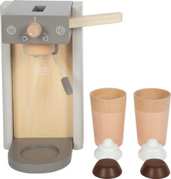 small foot Dřevěný kávovar s příslušenstvím Tasty šedý