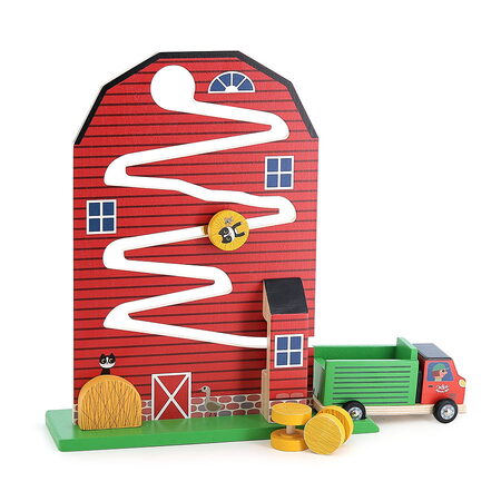 Vilac Dřevěný labyrint Sklizeň na farmě