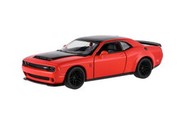 Auto Kinsmart 2023 Dodge Challenger SRT  Demon 170 kov/plast 13cm 4barvy na zpětné nat. 12ks v boxu