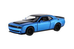 Auto Kinsmart 2023 Dodge Challenger SRT  Demon 170 kov/plast 13cm 4barvy na zpětné nat. 12ks v boxu