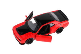 Auto Kinsmart 2023 Dodge Challenger SRT  Demon 170 kov/plast 13cm 4barvy na zpětné nat. 12ks v boxu