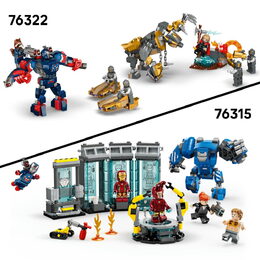 LEGO® Marvel 76320 Iron Man a War Machine vs. Hammerovy Drony