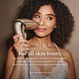Silk'n pulzní laserový epilátor Silk’n 7 Champagne s flexibilní hlavou (600
