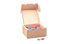 Wissner Žetony červené a modré 400 ks