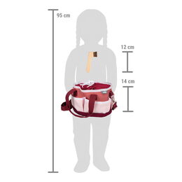 small foot Sada péče o koně s taškou červená