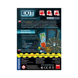 Úniková hra Exit: Potopený poklad v krabici 13x18x4cm