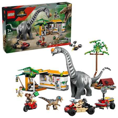LEGO® Jurassic World 76973 Mise na sledování raptora a titanosaura