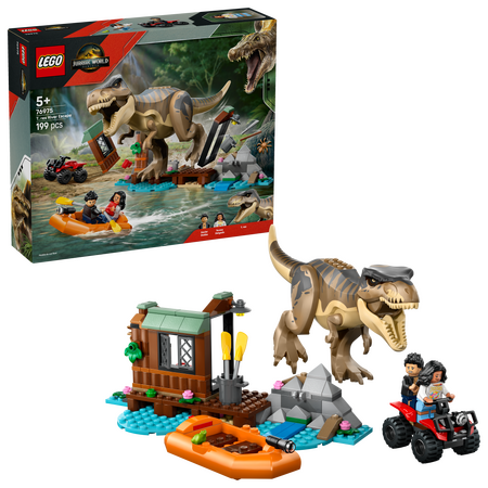 LEGO® Jurassic World 76975 T-rex a útěk po řece