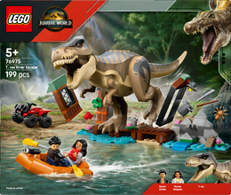 LEGO® Jurassic World 76975 T-rex a útěk po řece
