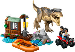 LEGO® Jurassic World 76975 T-rex a útěk po řece