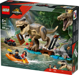 LEGO® Jurassic World 76975 T-rex a útěk po řece