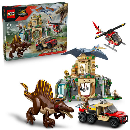 LEGO® Jurassic World 76976 Letecká mise se spinosaurem a quetzalcoatlem
