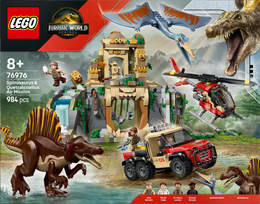 LEGO® Jurassic World 76976 Letecká mise se spinosaurem a quetzalcoatlem
