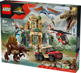 LEGO® Jurassic World 76976 Letecká mise se spinosaurem a quetzalcoatlem