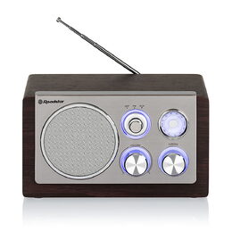 Rádio Roadstar, HRA-1245N/WD, dřevěné, retro, FM, 16 W