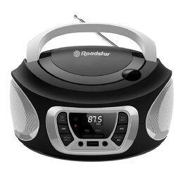 Přehrávač Roadstar, CDR-365U/SL, přenosný, CD/MP3, rádio PLL, USB, AUX IN, CD,