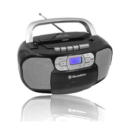 Radiomagnetofon Roadstar, RCR-4635UMPBK, PLL FM, CD MP3, USB, AUX in, černá