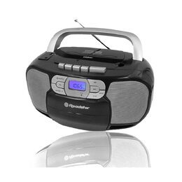 Radiomagnetofon Roadstar, RCR-4635UMPBK, PLL FM, CD MP3, USB, AUX in, černá