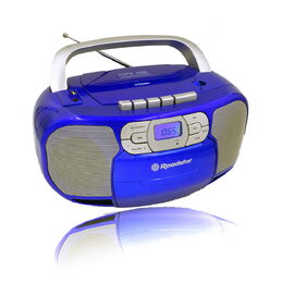 Radiomagnetofon Roadstar, RCR-4635UMPBL, PLL FM, CD MP3, USB, AUX in, modrá