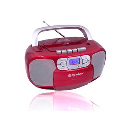 Radiomagnetofon Roadstar, RCR-4635UMPRD, PLL FM, CD MP3, USB, AUX in, červená
