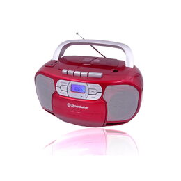 Radiomagnetofon Roadstar, RCR-4635UMPRD, PLL FM, CD MP3, USB, AUX in, červená