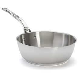 Pánev de Buyer, 3411.24 MILADY, nerez, na soté, kulatá, dlouhá rukojeť z
nerezové oceli, nedeformovatelná, průměr 24 cm, výška 8 cm, objem